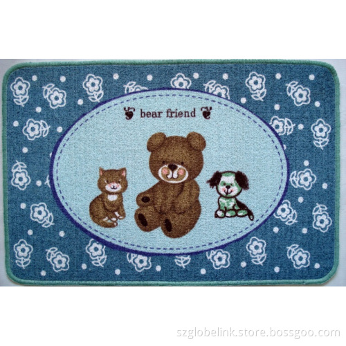 Cotton Printed Anti-Slip Door Mat/Rugs